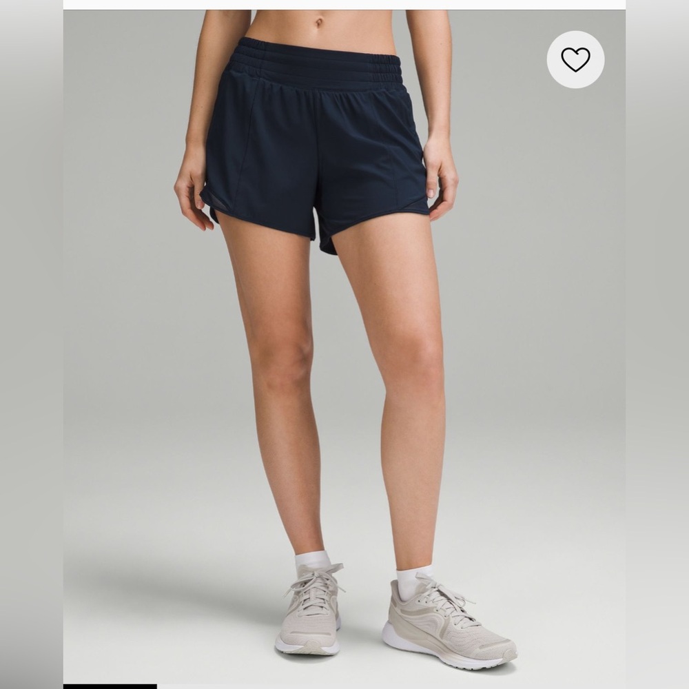 Lululemon hotty hot high rise shorts.